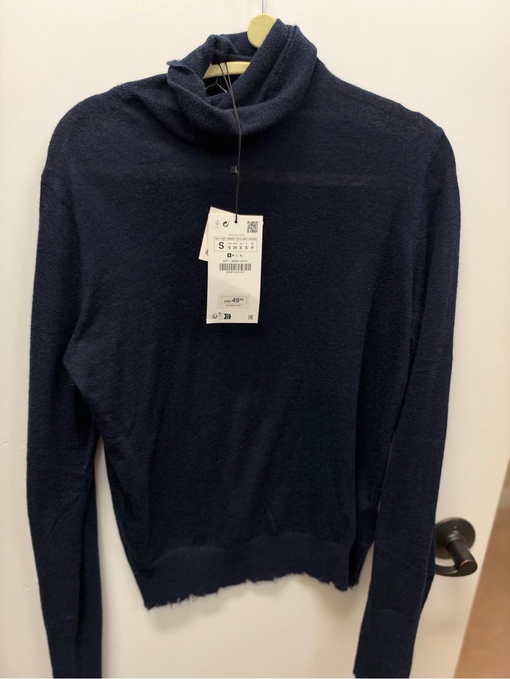 Zara Knit Sweater With Rips - Picture 9 of 16